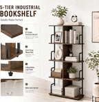 Bookshelf 3 Tier Bookcase Room Divider Shelves