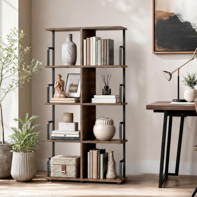 Bookshelf 3 Tier Bookcase Room Divider Shelves