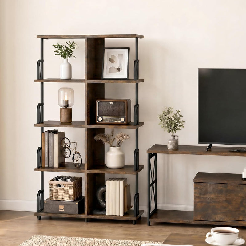 Bookshelf 3 Tier Bookcase Room Divider Shelves