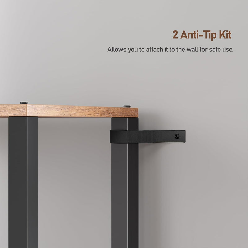 Bookshelf 6-Tier Tall Book Shelf Narrow Bookcase