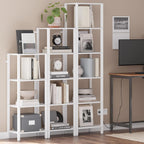 Bookshelf 6-Tier Tall Book Shelf Narrow Bookcase