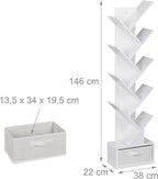 Bookshelf 9-Tier Bookcase