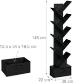Bookshelf 9-Tier Bookcase
