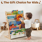 Bookshelf for Kids' Rooms Children's Bookcase Display Rack