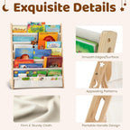 Bookshelf for Kids' Rooms Children's Bookcase Display Rack