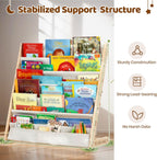 Bookshelf for Kids' Rooms Children's Bookcase Display Rack