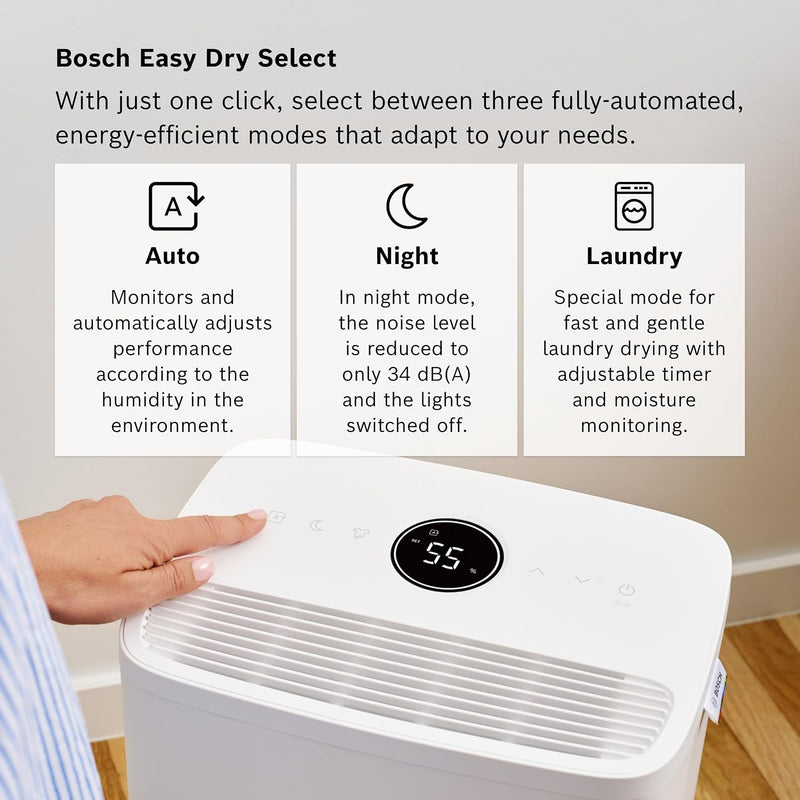 Bosch Dry Dehumidifier for 17 M² 10L 24h