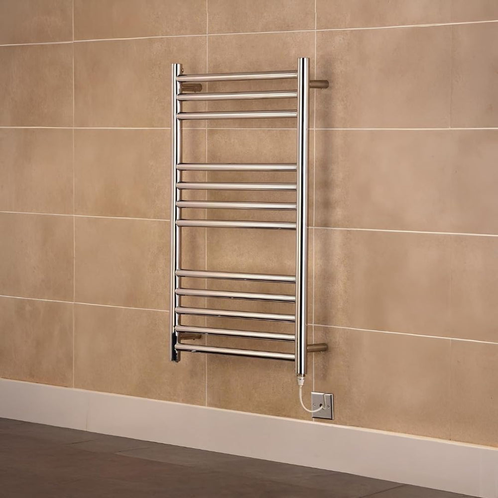 Boston Electric Heated Towel Rail Stainless Steel Radiator