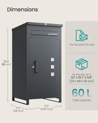 Box Outdoor 90L Large Capacity for Letters