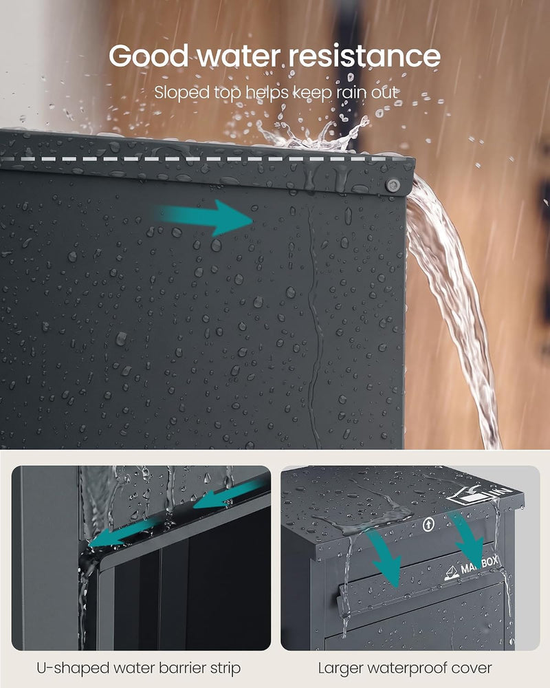 Box Outdoor 90L Large Capacity for Letters