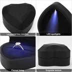 Box with LED Light Jewellery Gift Engagement Creative
