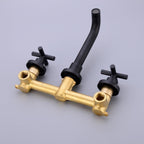 Brass Concealed Wall Mounted Bathroom Basin Sink Mixer