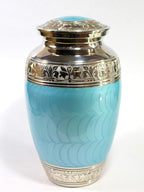 Brass Cremation Urn Memorial Human Ashes Container Jar