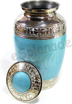 Brass Cremation Urn Memorial Human Ashes Container Jar
