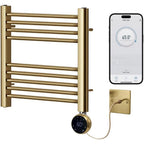 Brass Electric Wifi Towel Rail 400MM