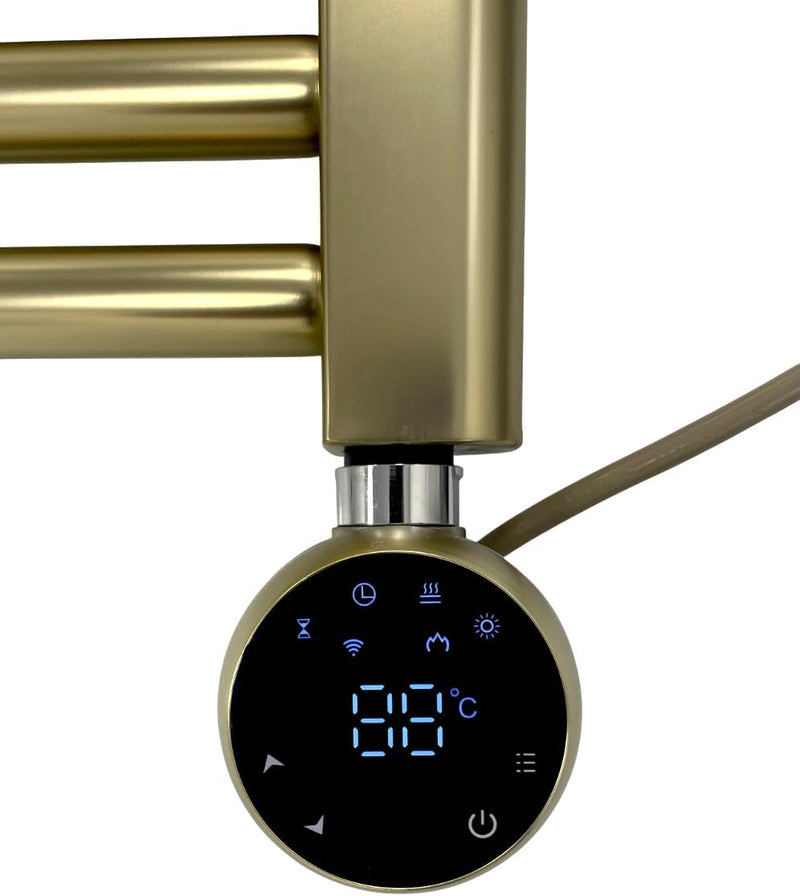 Brass Electric Wifi Towel Rail 400MM