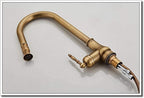 Brass Kitchen Faucets Pull Out Spray Head Hot
