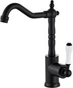 Brass Kitchen Sink Faucet Single Handle Bar