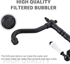 Brass Kitchen Sink Faucet Single Handle Bar