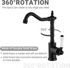 Brass Kitchen Sink Faucet Single Handle Bar