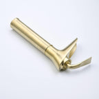 Brass Waterfall Tall Sink Mixer Tap Single Lever