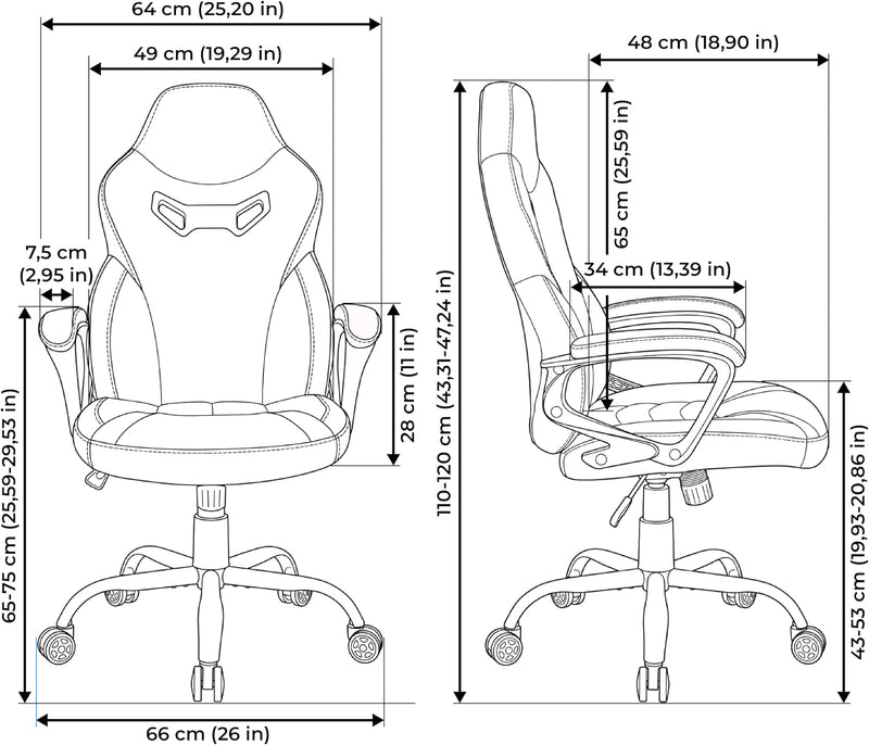 Brawl Stars Gaming Office Chair Pro Skull Official