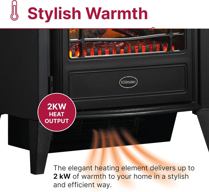 Brayford Optiflame Freestanding Electric Stove Free Standing