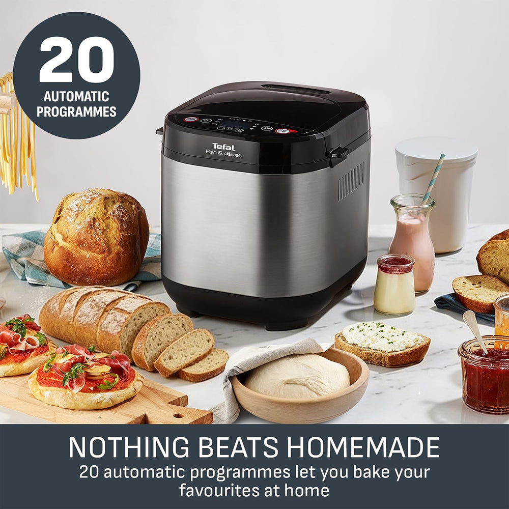 Bread Maker 20 Automatic Programs 15-Hour Delay Start