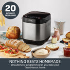 Bread Maker 20 Automatic Programs 15-Hour Delay Start