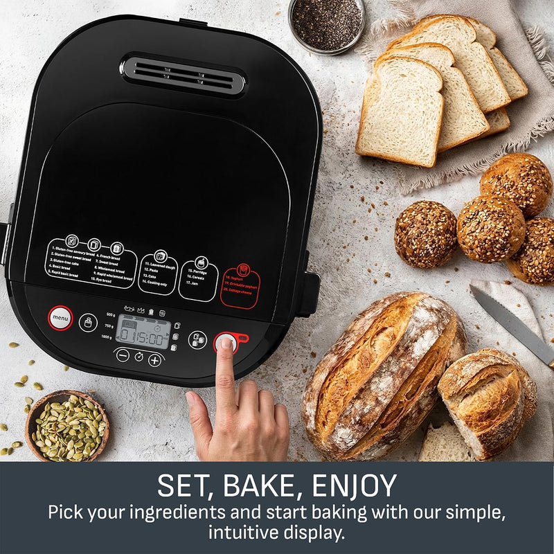 Bread Maker 20 Automatic Programs 15-Hour Delay Start