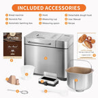 Bread Maker Machines 19 in 1 Stainless Steel