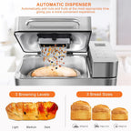 Bread Maker Machines 19 in 1 Stainless Steel