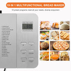 Bread Maker Machines 19 in 1 Stainless Steel