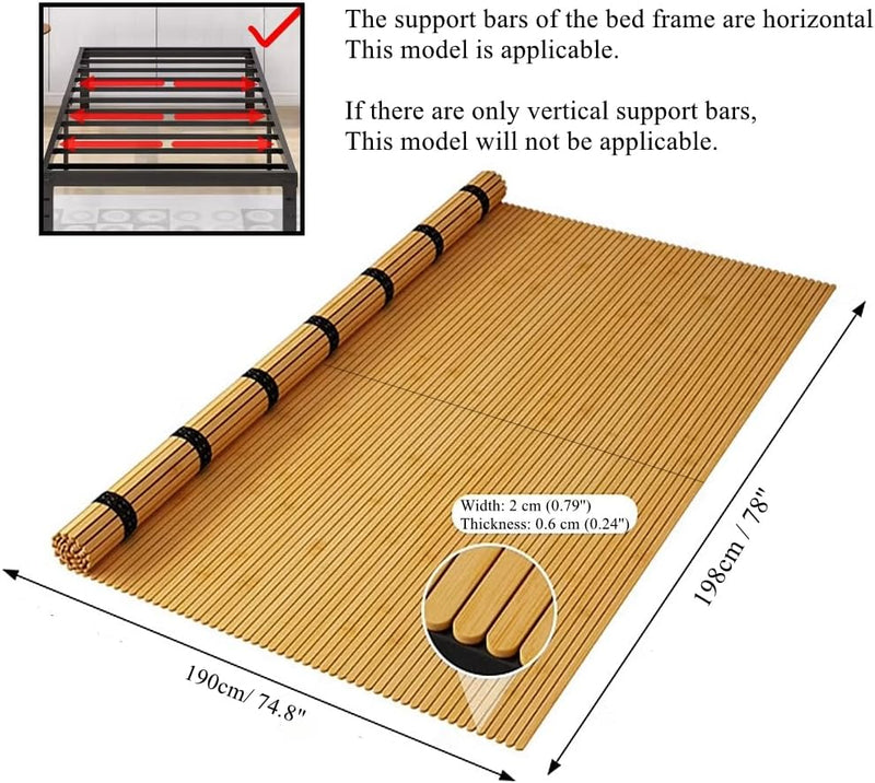 Breathable Heavy Duty Bunkie Board Closely Spaced Slats