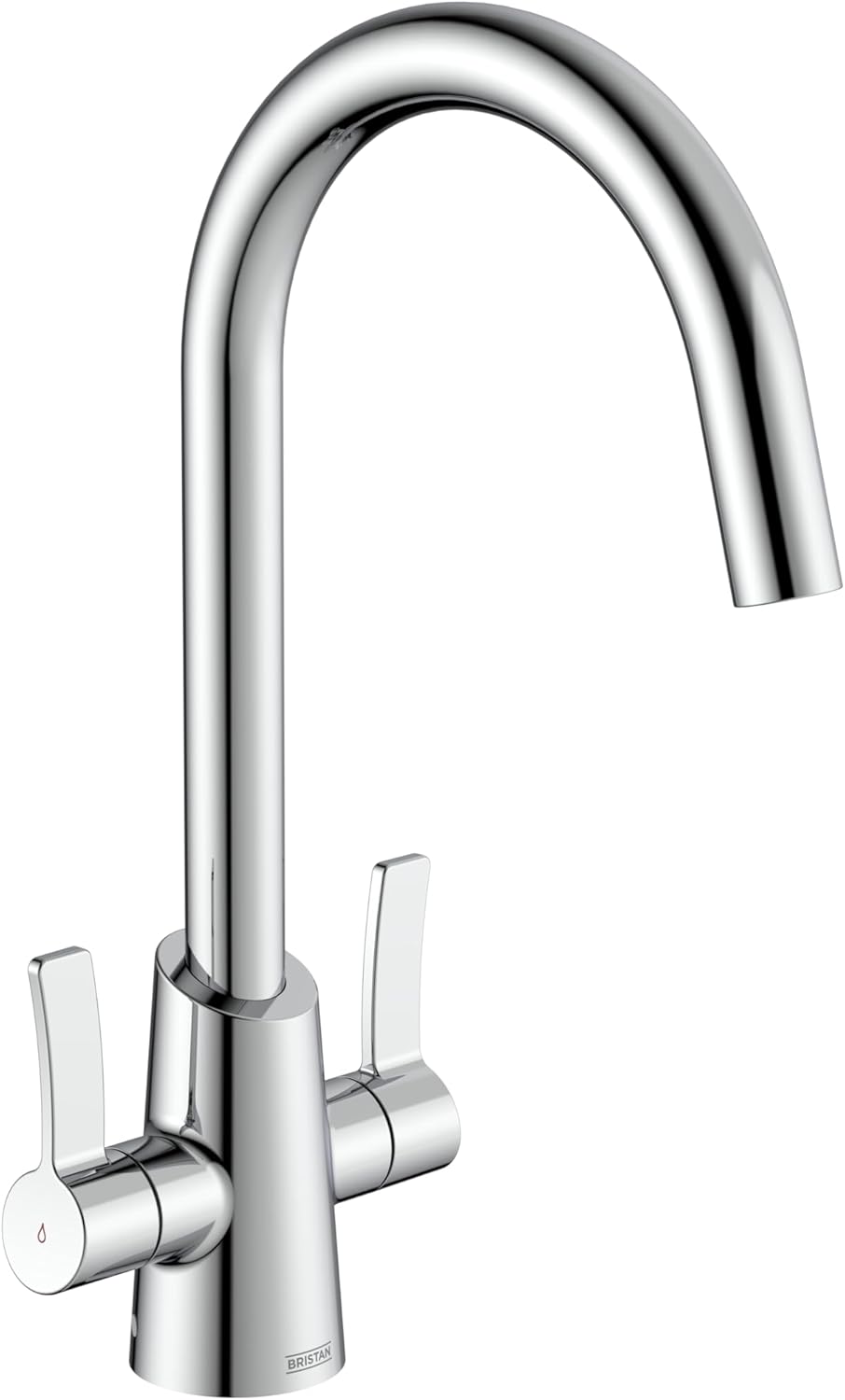 Bristan Acorn Kitchen Tap Swivel Spout Two Lever