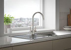 Bristan Acorn Kitchen Tap Swivel Spout Two Lever