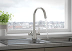 Bristan Acorn Kitchen Tap Swivel Spout Two Lever