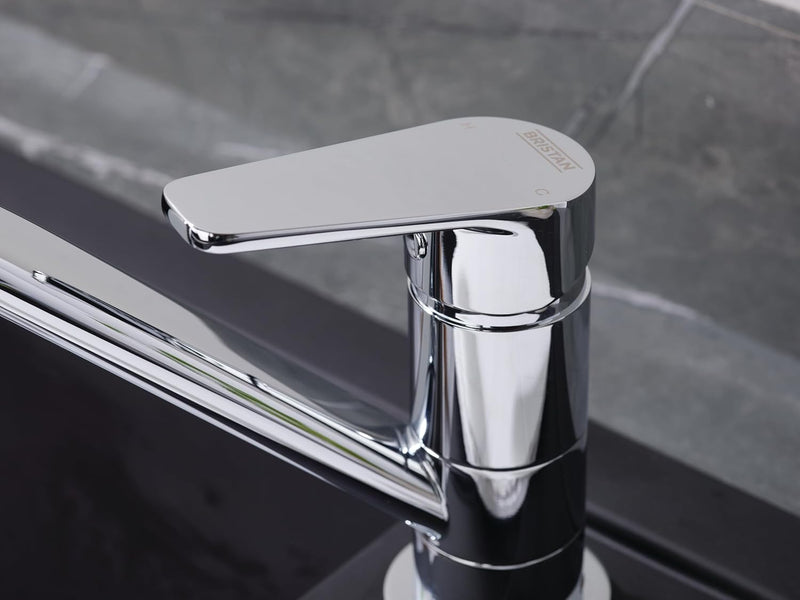 Cinnamon Low Spout Kitchen Tap Chrome Cnn Efsnk