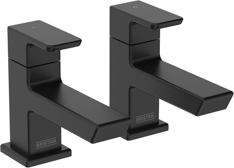Bristan Cobalt Basin Pillar Taps