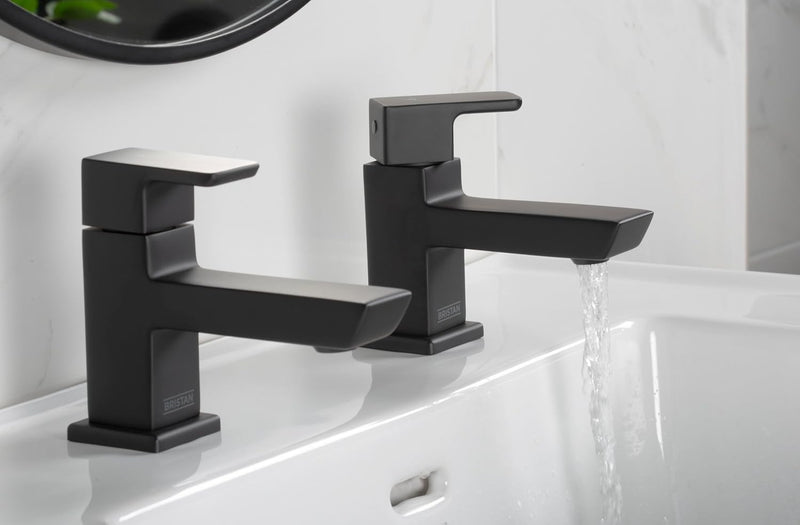 Bristan Cobalt Basin Pillar Taps