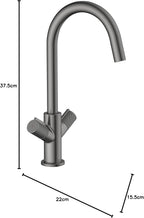Bristan Fern Kitchen Tap Swivel Spout Two Handle