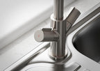 Bristan Fern Kitchen Tap Swivel Spout Two Handle