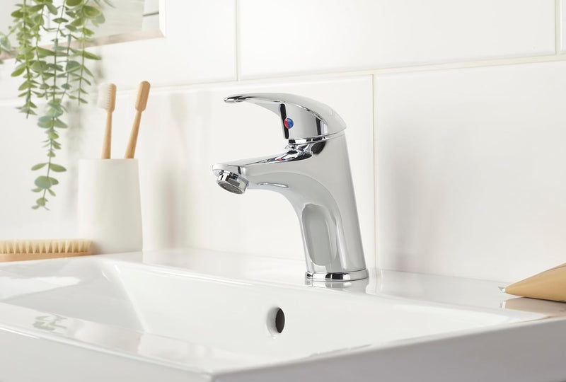 J Bas C Java Basin Mixer with Clicker