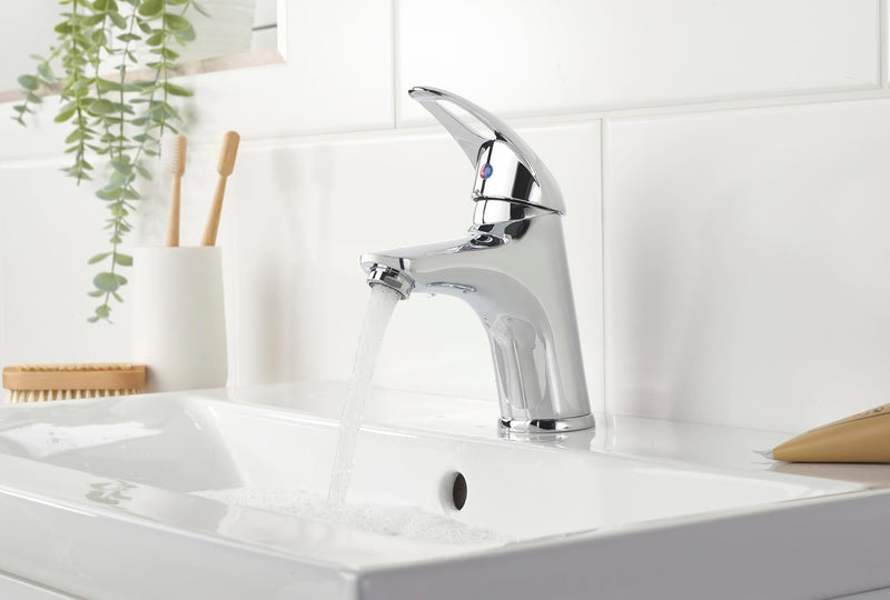 J Bas C Java Basin Mixer with Clicker