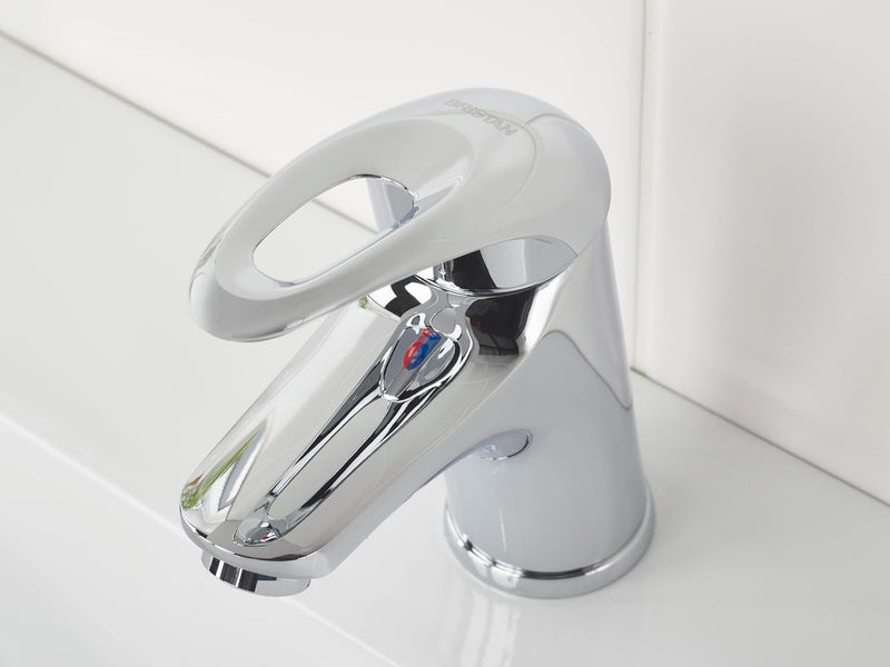 J Bas C Java Basin Mixer with Clicker