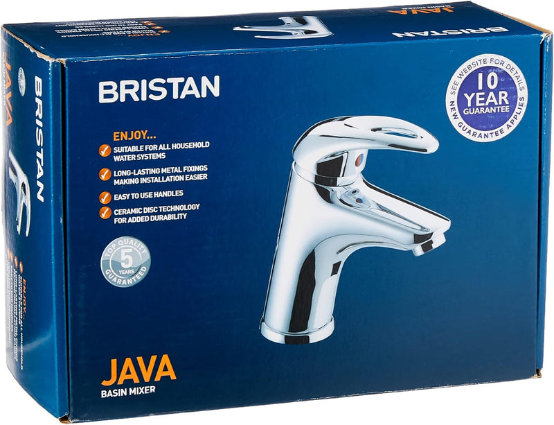 J Bas C Java Basin Mixer with Clicker
