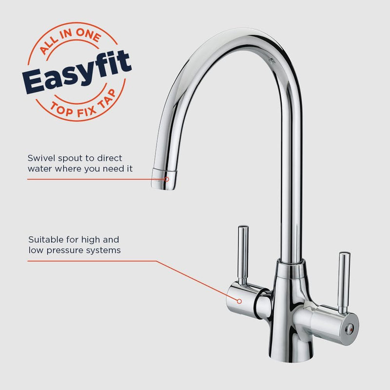 Kitchen Tap Chrome Mz Snk Ef C