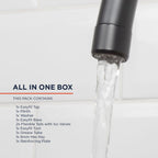 Bristan Monza Kitchen Tap Swivel Spout Two Lever