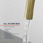 Bristan Monza Kitchen Tap Swivel Spout Two Lever