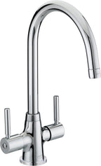 Bristan Monza Kitchen Tap Swivel Spout Two Lever